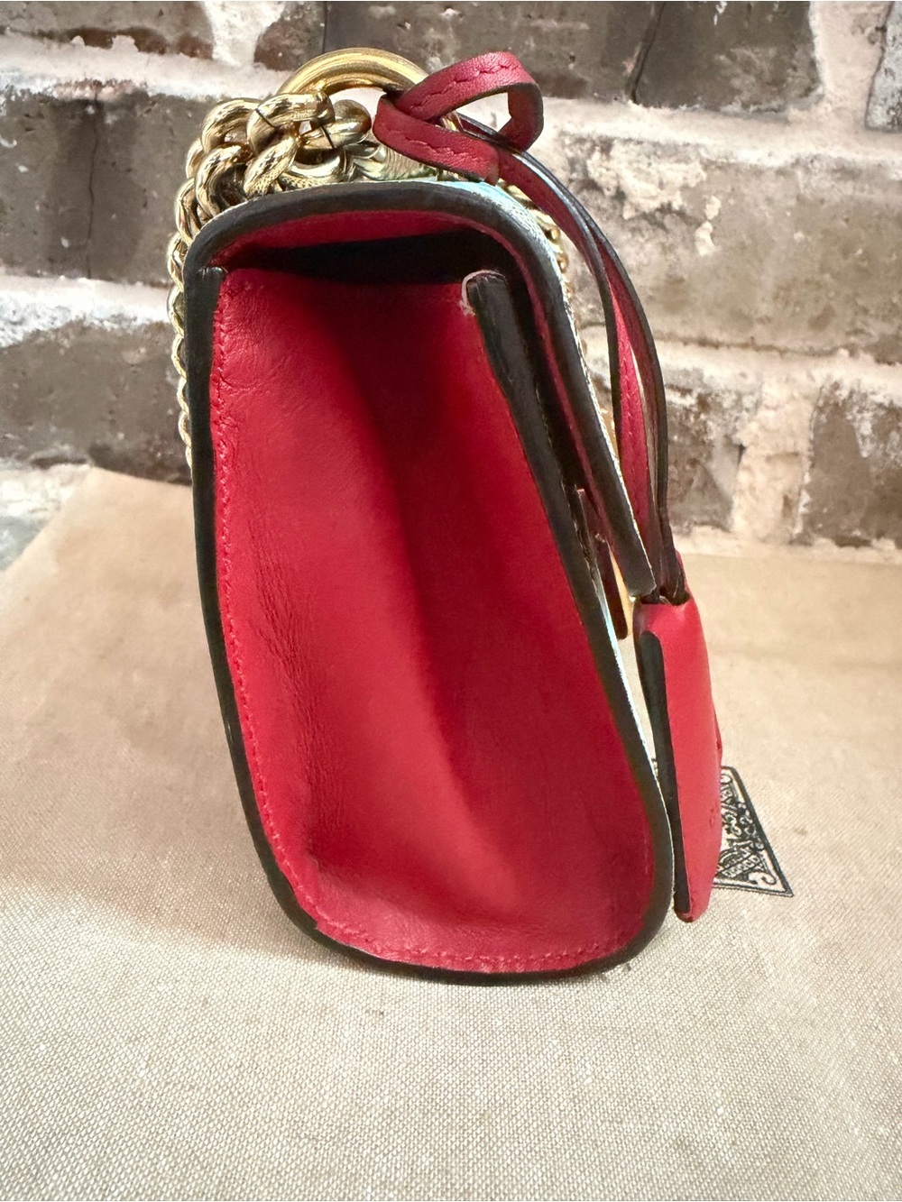 Gucci Floral GG Padlock Canvas Shoulder Bag - Picture 3 of 11